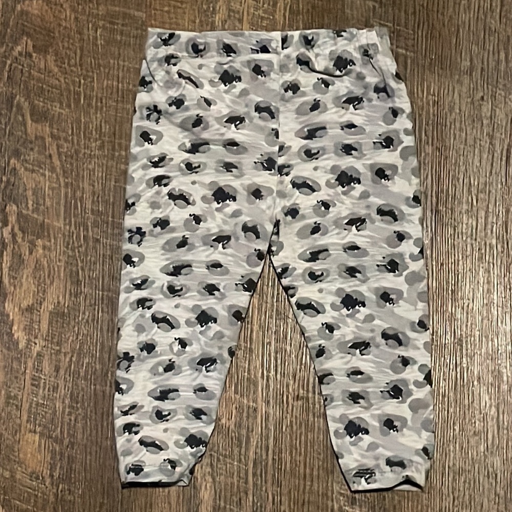 dymples Newbord Leopard Pring Leggings Size 0 - Picture 2 of 5